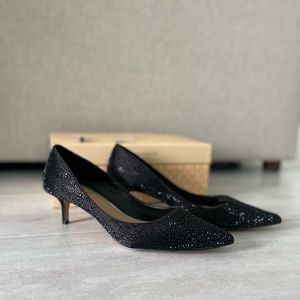 New Jewel Badgley Mischka Frenchie Black 9.5